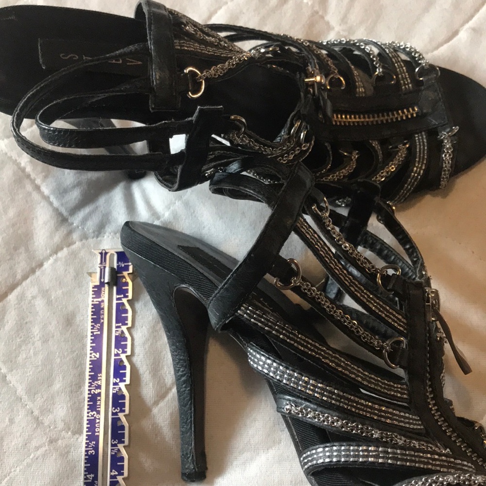 STEVEN Zipper and Chain Heels - Picture 10 of 12